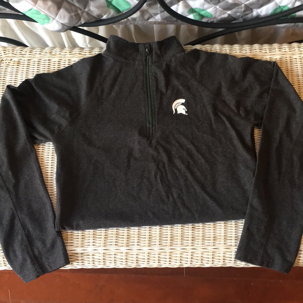 MSU Spartan 1/4 Zip sweatshirt